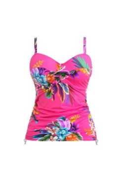 Fantasie Halkidiki Underwire Twist Front Tankini -Perkinsdory Store xdd06164 pink xl 3