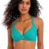 Freya Jewel Cove Uw Halter Bikini Top