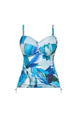 Fantasie Aguada Beach Twist Front Tankini -Perkinsdory Store xdd07291 blue xl 2