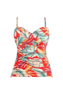 Fantasie Bamboo Grove Uw Twist Front Tankini -Perkinsdory Store xdd07292 red xl 3