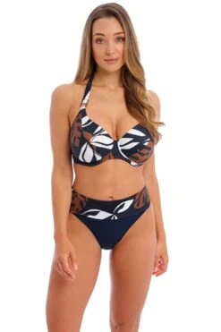Fantasie Lake Orta Uw Halter Bikini Top -Perkinsdory Store xdd07295 navy xl 2