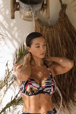 Fantasie Sanoa Island Uw Halter Bikini Top -Perkinsdory Store xdd07298 black xl 3