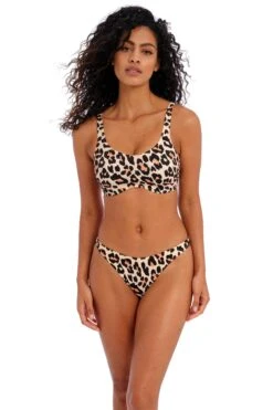 Freya Animal Instinct High Leg Bikini Brief -Perkinsdory Store xdd07846 natural xl 3