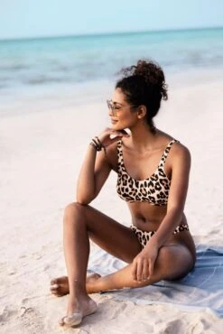 Freya Animal Instinct High Leg Bikini Brief -Perkinsdory Store xdd07846 natural xl 5